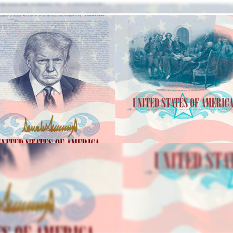 El Departamento de Estado de Estados Unidos anunció este martes que prepara una emisión limitada de pasaportes conmemorativos para celebrar el 250aniversario del país, los cuales incluirán una fotografía del presidente Donald Trump.